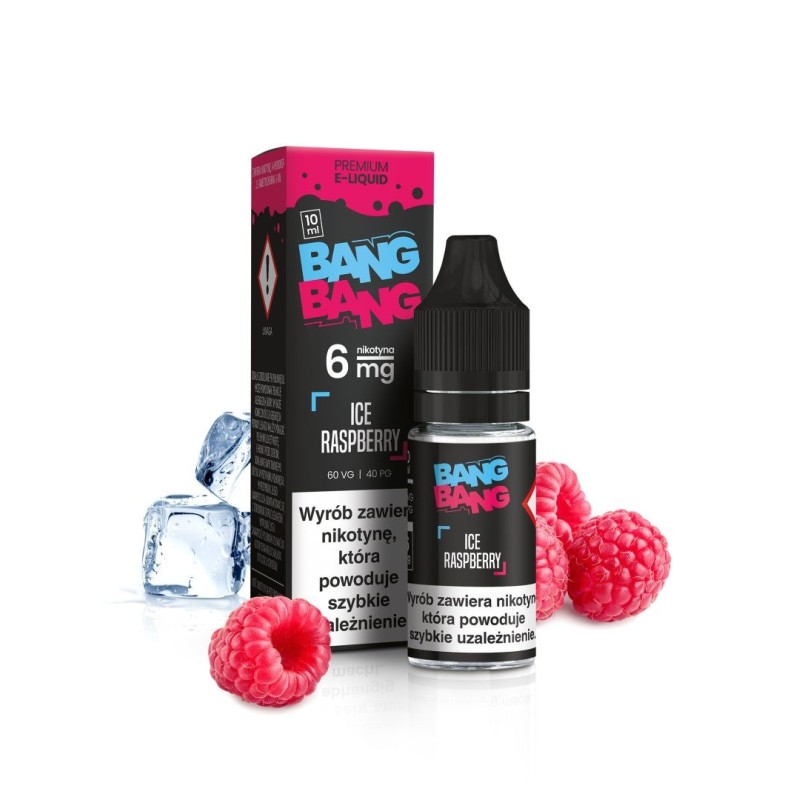 Liquid BANG BANG 10ml - Ice Raspberry 6mg | Doctorvape