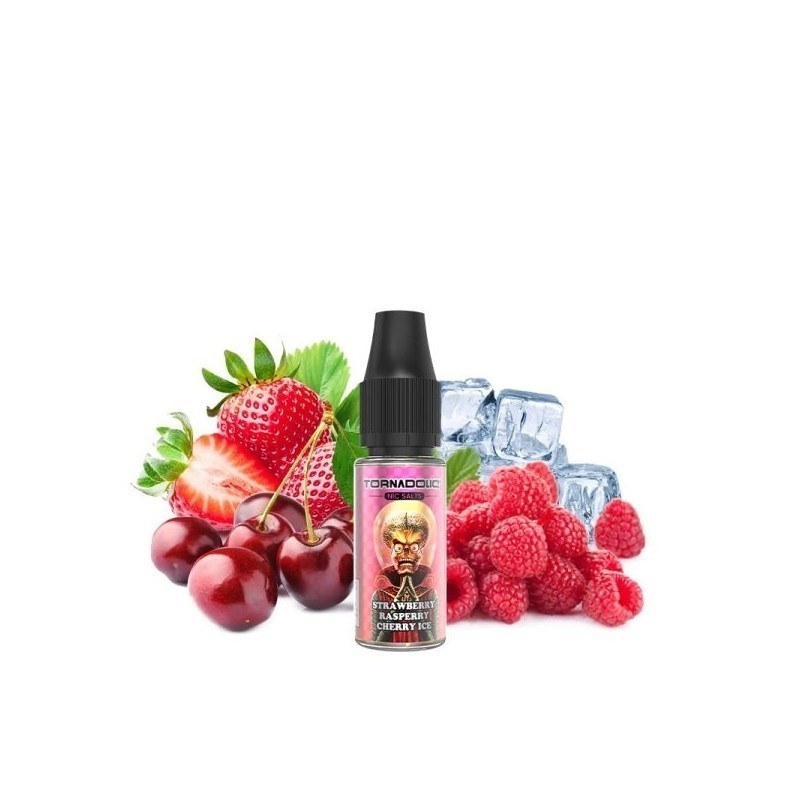 Liquid Tornado Salt 10ml - Strawberry Raspberry Cherry Ice 20mg | DoctorVape