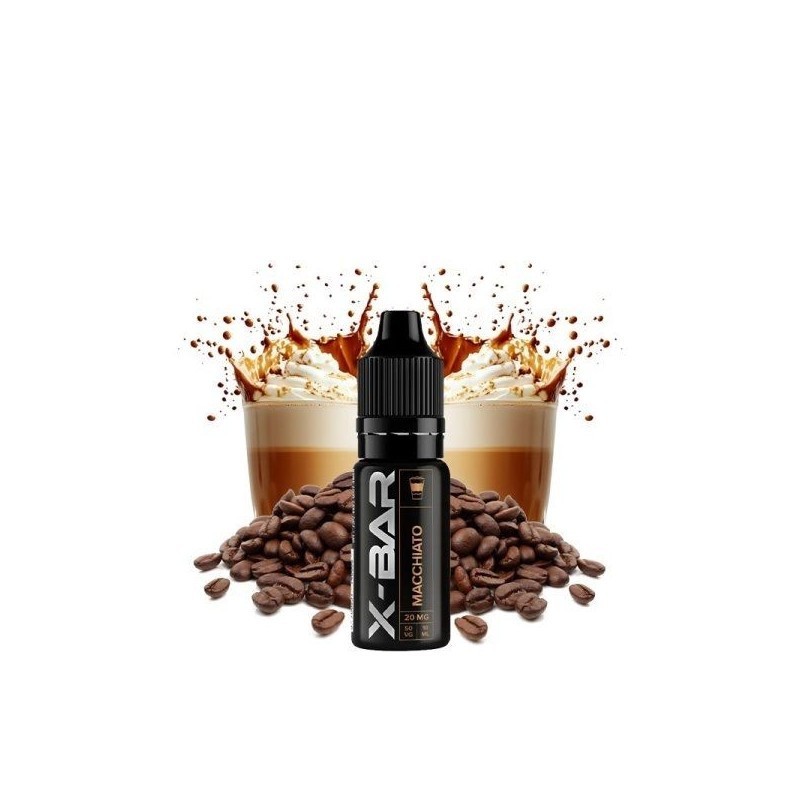 Liquid X-Bar Salt 10ml - Macchiato 20mg | DoctorVape