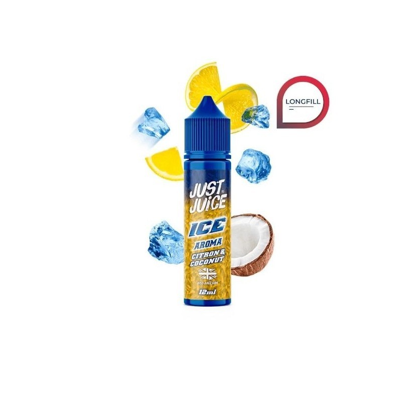 Longfill Just Juice Ice 12/60ml - Citron Coconut | DoctorVape