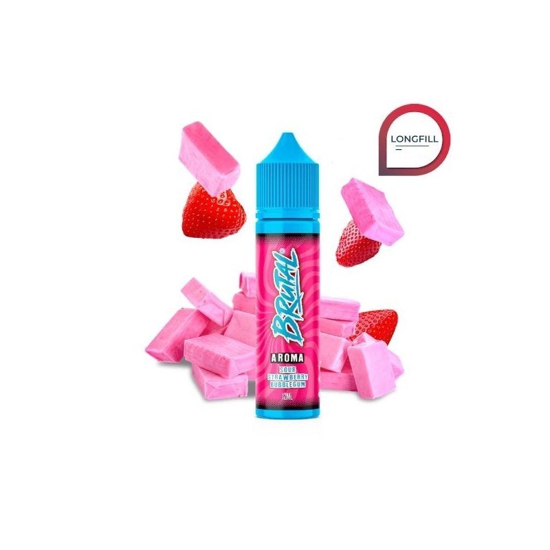 Longfill Brutal Drinks By Just Juice 12/60ml - Sour Strawberry Bubblegum | DoctorVape