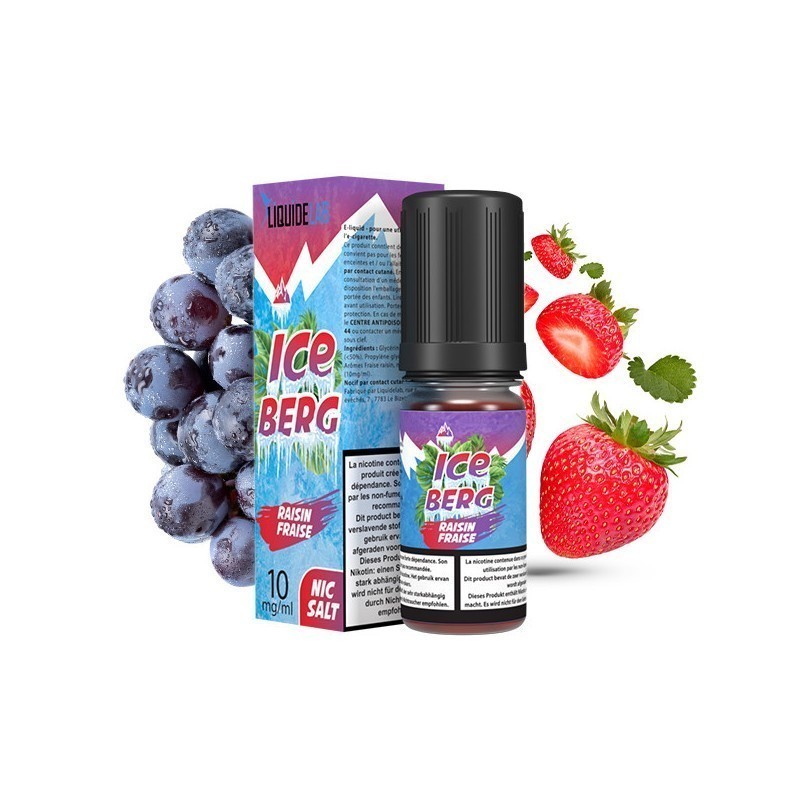 Liquid Iceberg O'J Lab 10ml - Raisin Fraise 20mg | DoctorVape