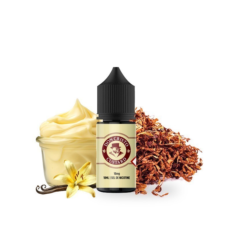 Liquid Don Cristo Salt 10ml - Custard 20mg | DoctorVape