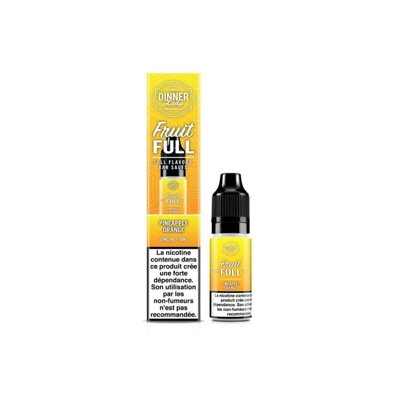 Liquid Dinner Lady Fruit Full Salt 10ml - Pineapple Orange 20mg | DoctorVape
