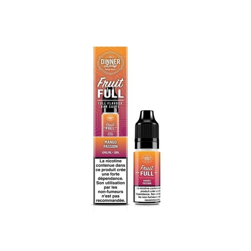 Liquid Dinner Lady Fruit Full Salt 10ml - Mango Passion 20mg | DoctorVape