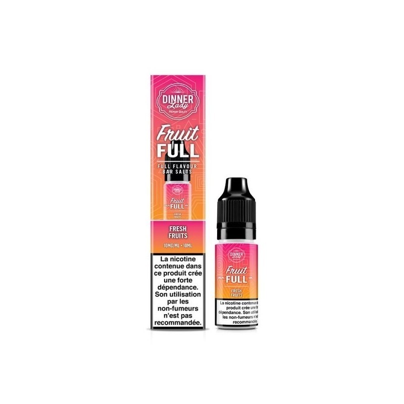 Liquid Dinner Lady Fruit Full Salt 10ml - Fresh Fruits 20mg | DoctorVape