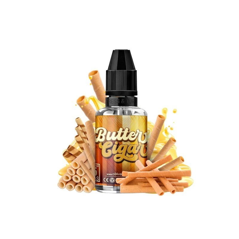 Longfill Oil4vap (Pack) 8/30ml - Butter Cigar | DoctorVape