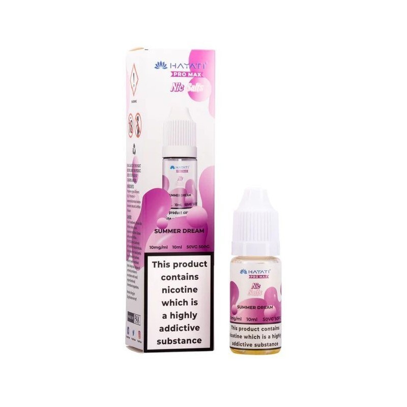 Liquid Hayati Pro Max Nic Salts 10ml - Summer Dream 20mg | DoctorVape