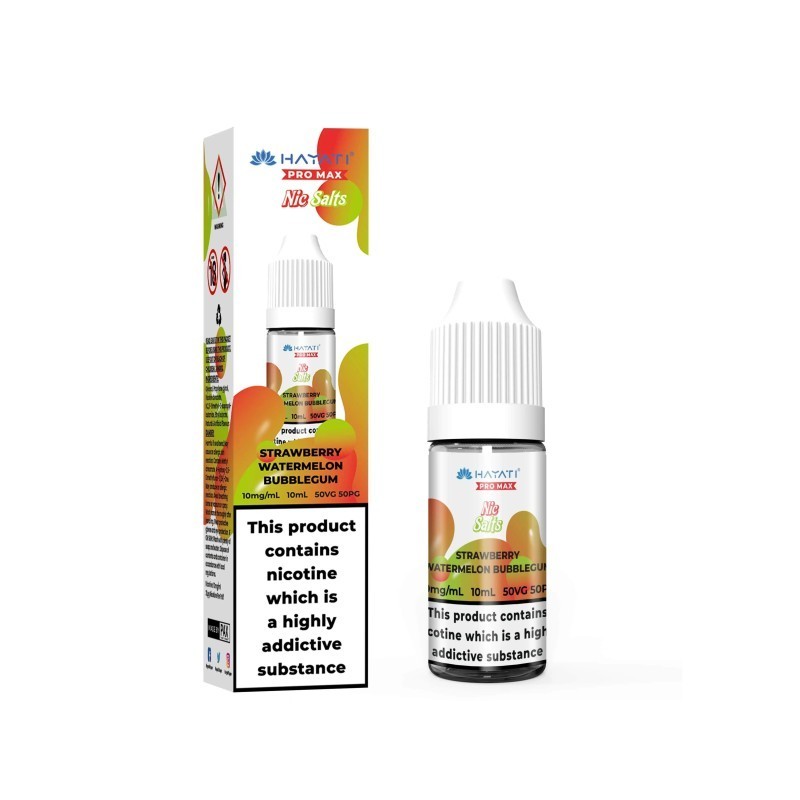 Liquid Hayati Pro Max Nic Salts 10ml - Strawberry Watermelon Bubblegum 20mg | DoctorVape