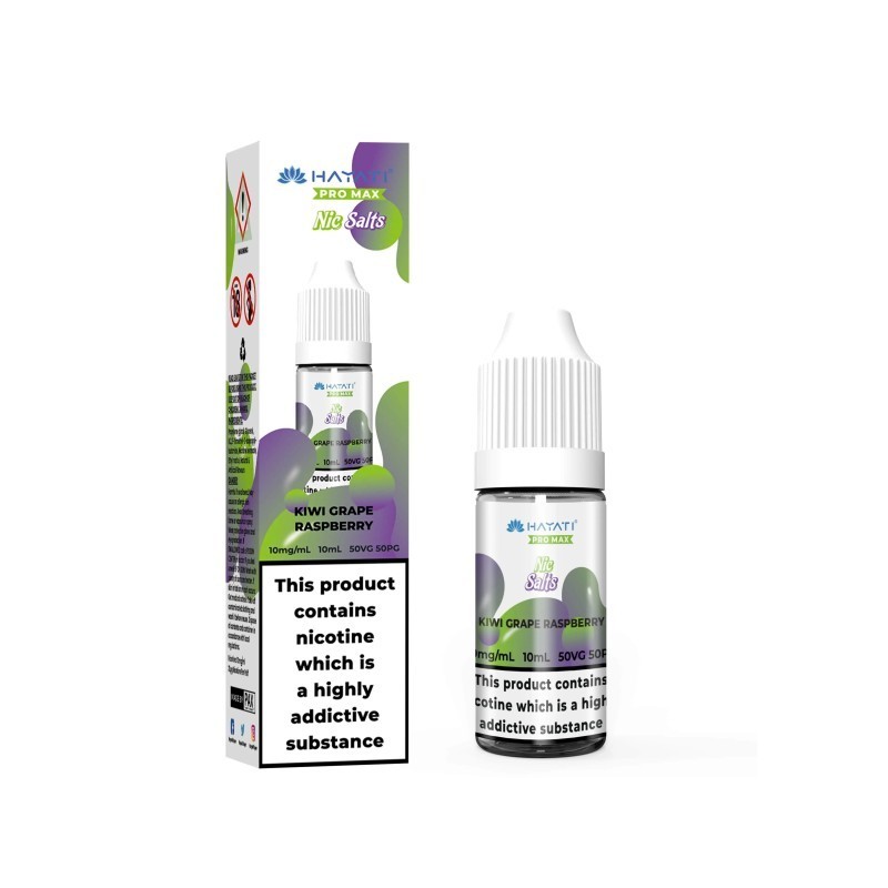 Liquid Hayati Pro Max Nic Salts 10ml - Kiwi Grape Raspberry 20mg | DoctorVape