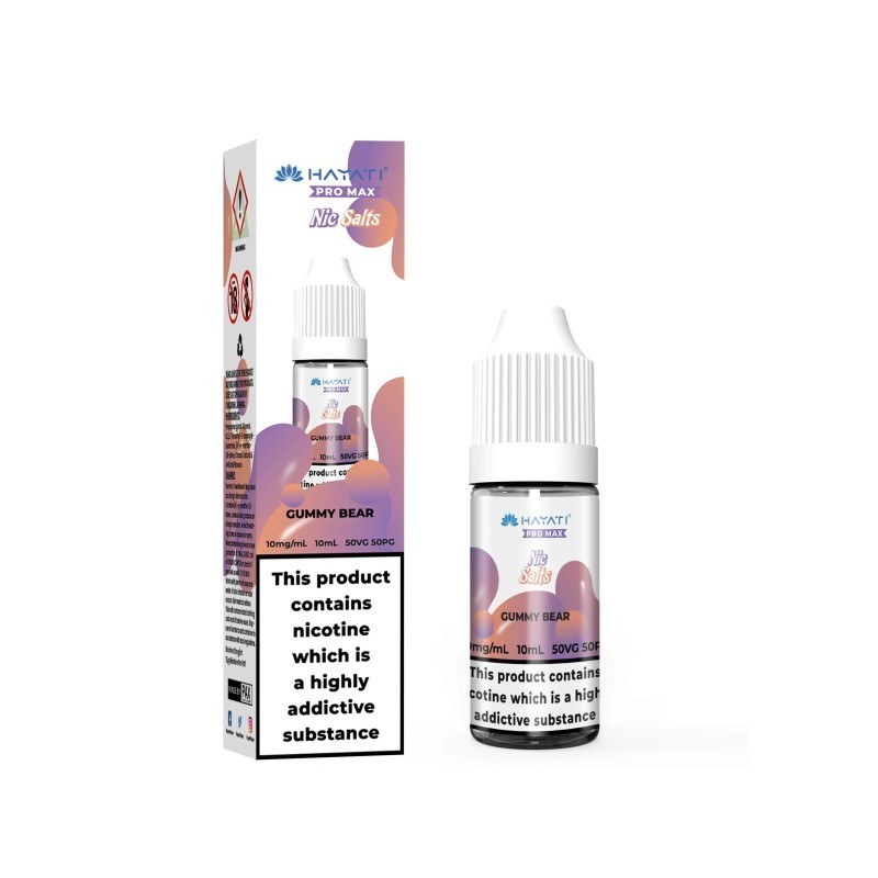 Liquid Hayati Pro Max Nic Salts 10ml - Gummy Bear 20mg | DoctorVape