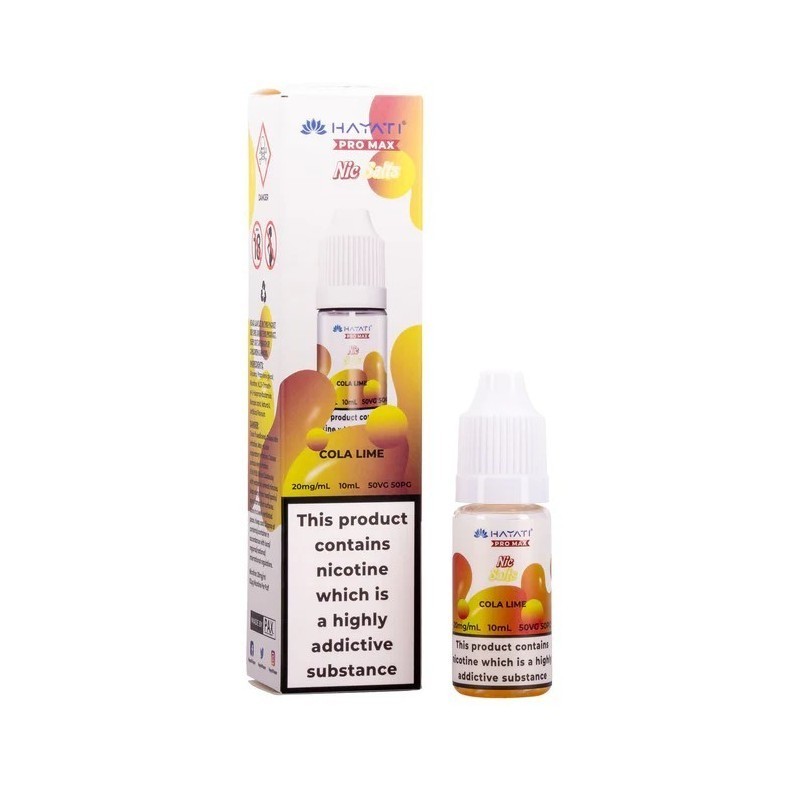 Liquid Hayati Pro Max Nic Salts 10ml - Cola Lime 20mg | DoctorVape