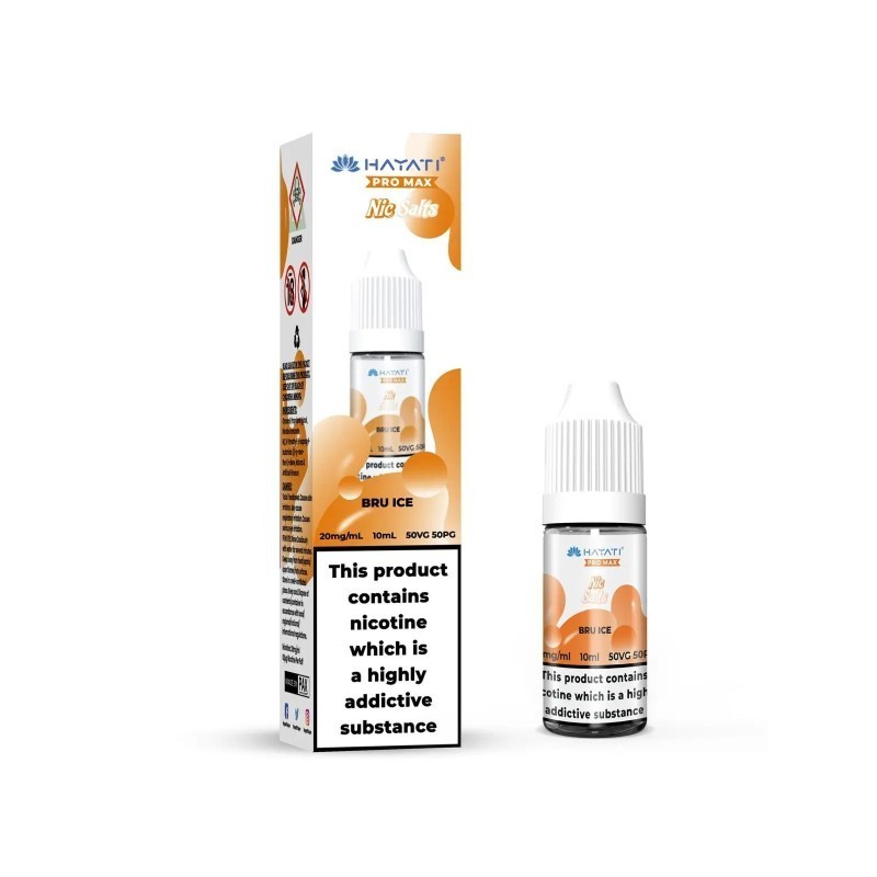 Liquid Hayati Pro Max Nic Salts 10ml - Bru Ice 20mg | DoctorVape