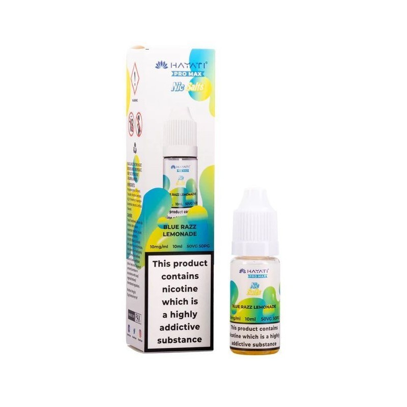 Liquid Hayati Pro Max Nic Salts 10ml - Blue Razz Lemonade 20mg | DoctorVape