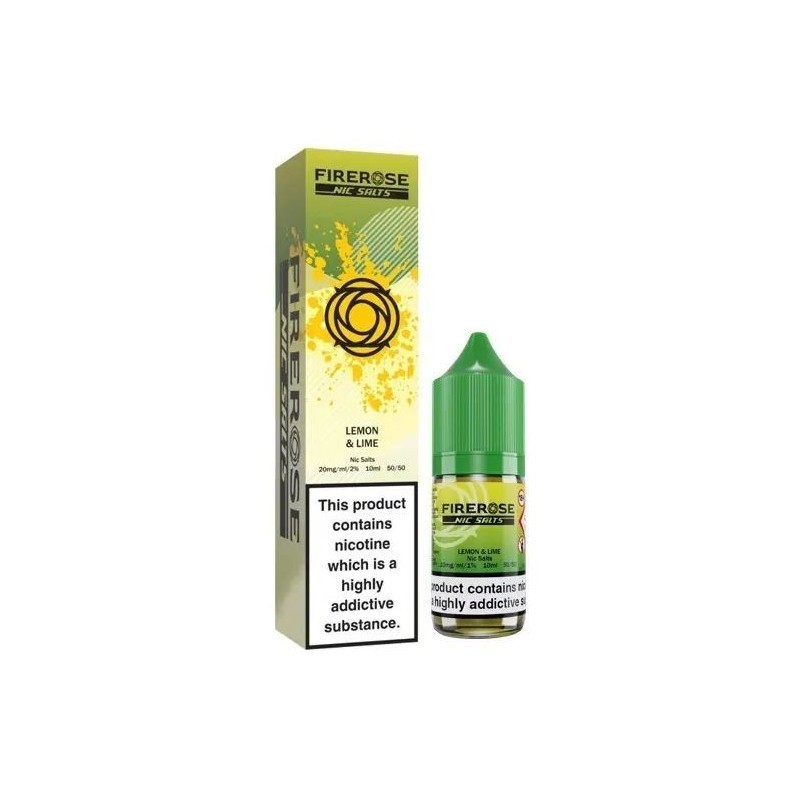 Liquid FireRose 5000 Nic Salts 10ml - Lemon & Lime 20mg | DoctorVape