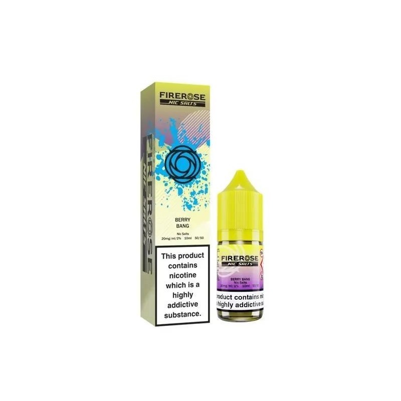 Liquid FireRose 5000 Nic Salts 10ml - Berry Bang 20mg | DoctorVape