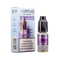 Liquid Maryliq Nic Salts 10ml - Blueberry Sour Raspberry 20mg | DoctorVape