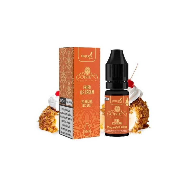 Liquid Omerta Bisha Salts 10ml - Fried Ice Cream 20mg | DoctorVape