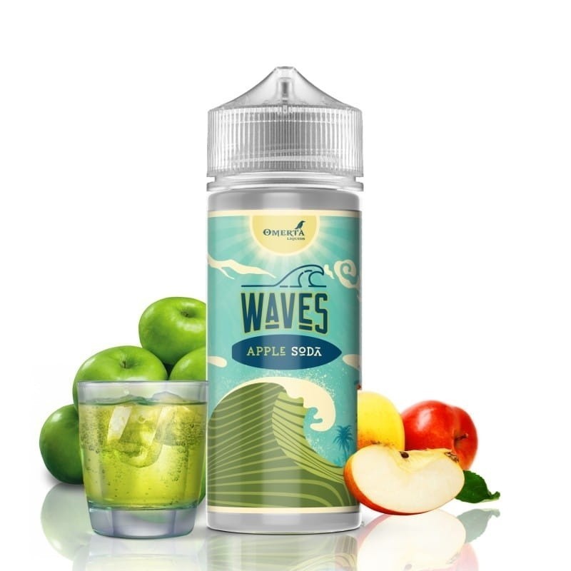 Longfill Omerta 20/120ml - Waves Apple Soda | DoctorVape