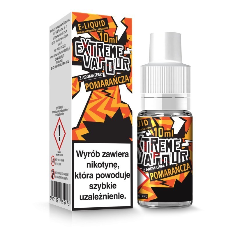 Liquid Extreme Vapour 10ml - Pomarańcza 18mg