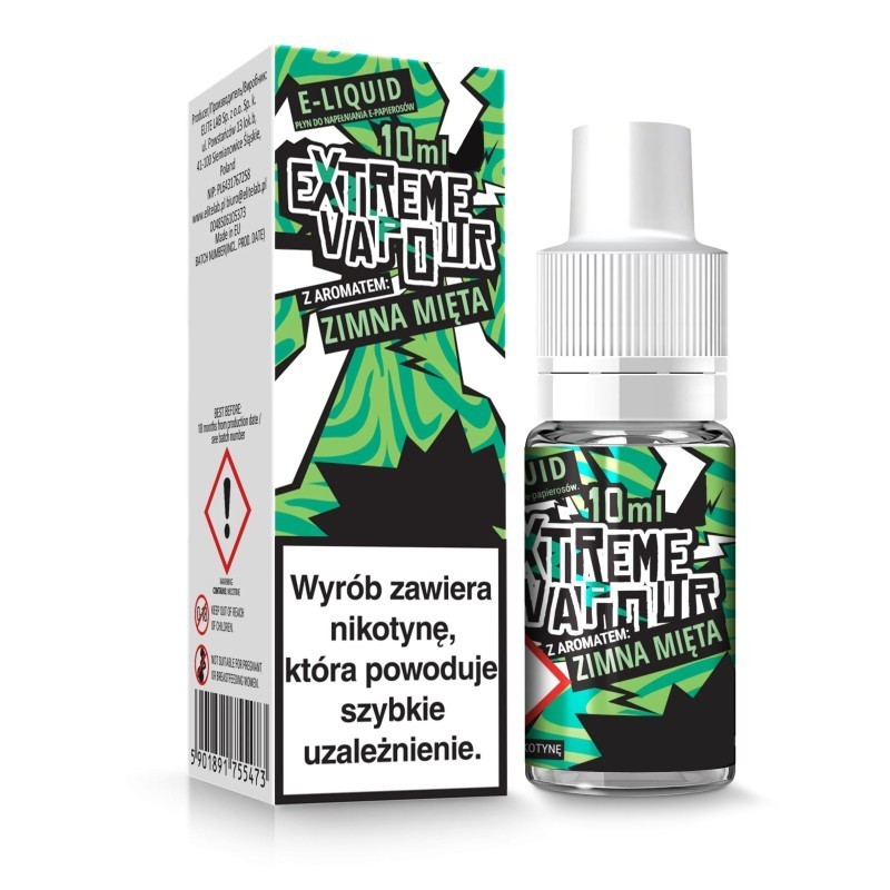 Liquid Extreme Vapour 10ml - Zimna Mięta 6mg