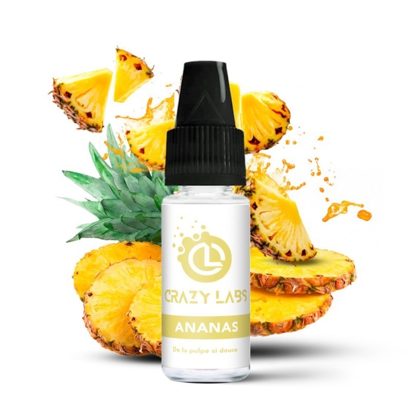 Liquid Crazy Labs 10ml - Ananas 6mg | DoctorVape