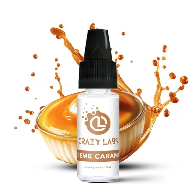 Liquid Crazy Labs 10ml - Creme Caramel 6mg | DoctorVape