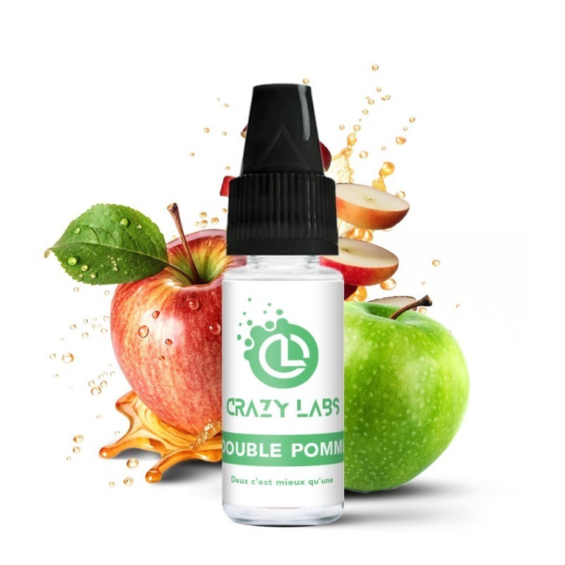Liquid Crazy Labs 10ml - Double Pomme 6mg | DoctorVape