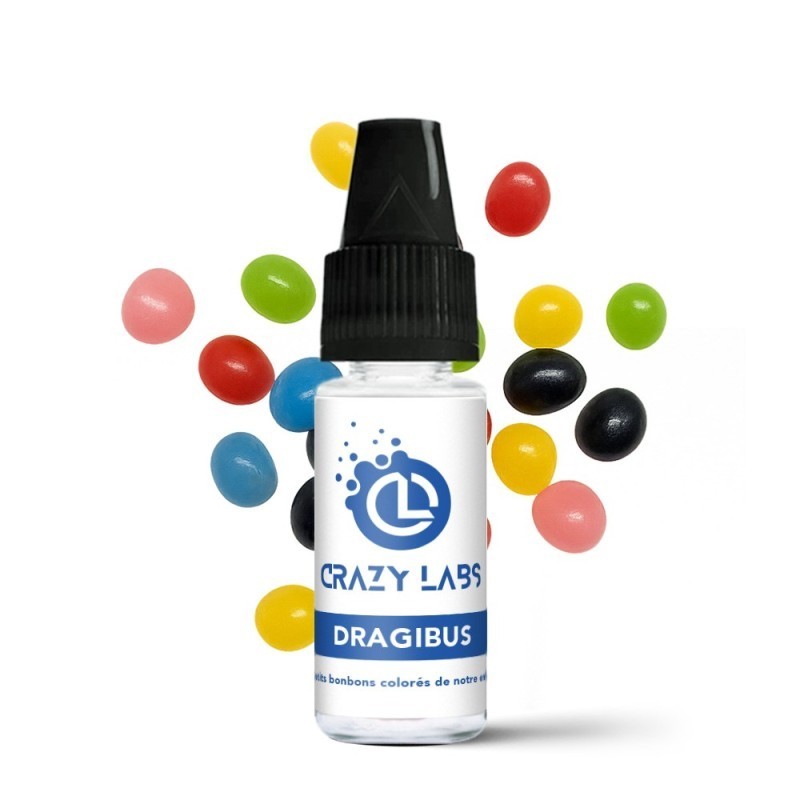 Liquid Crazy Labs 10ml - Dragibus 6mg | DoctorVape