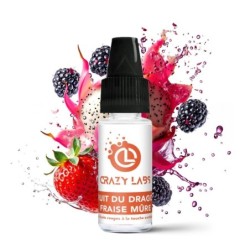 Liquid Crazy Labs 10ml - Fruit du Dragon Fraise Mure 6mg | DoctorVape