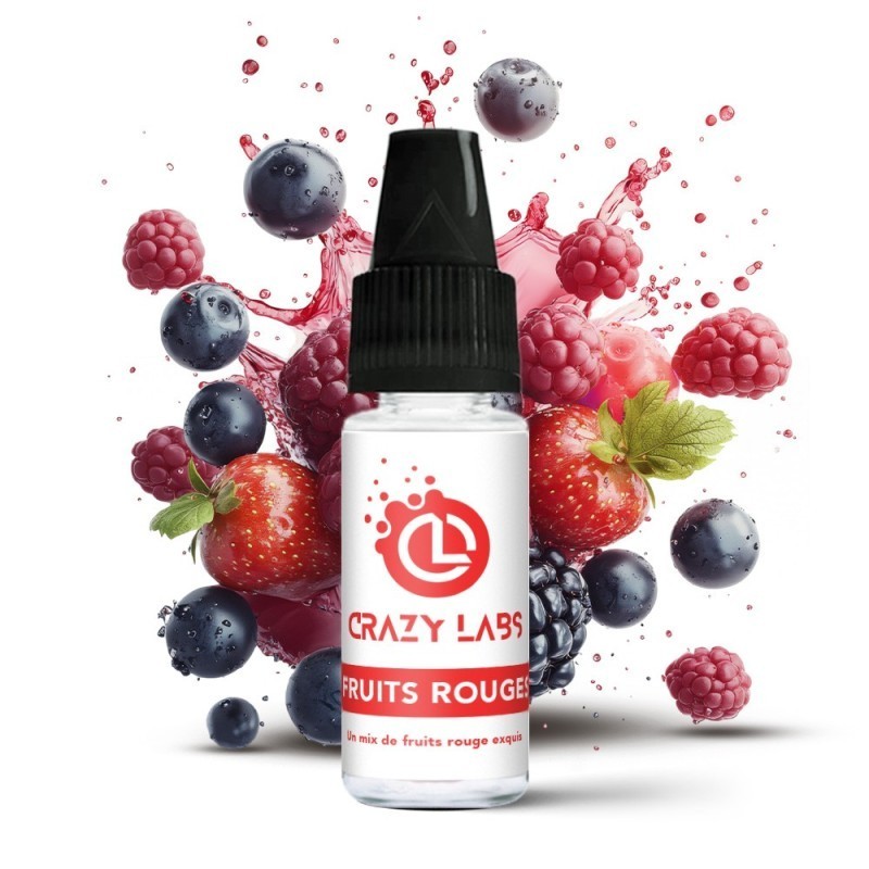 Liquid Crazy Labs 10ml - Fruits Rouges 12mg | DoctorVape
