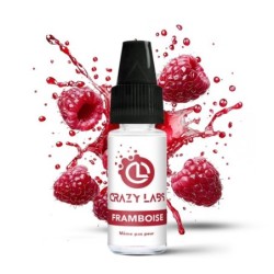 Liquid Crazy Labs 10ml - Framboise 12mg | DoctorVape