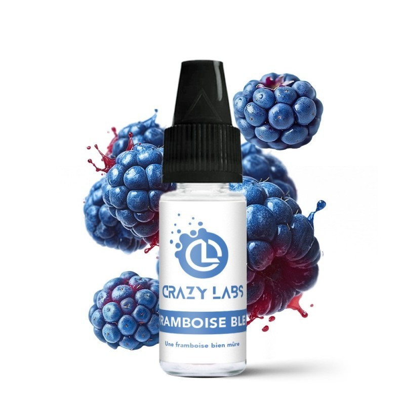 Liquid Crazy Labs 10ml - Framboise Bleu 12mg | DoctorVape