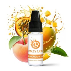 Liquid Crazy Labs 10ml - Peche Mangue Passion 12mg | DoctorVape