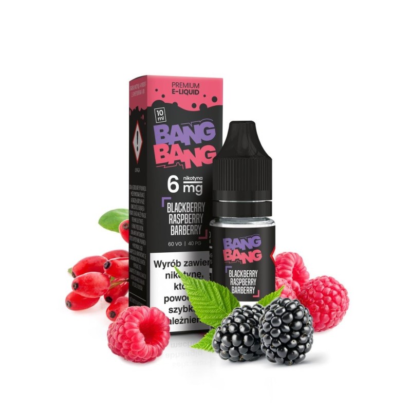 Liquid BANG BANG 10ml - Blackberry Raspberry Barberry 6mg | Doctorvape