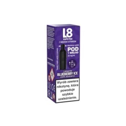 Cartouche L8 Vape 800 bouffées 20mg Myrtille Glacée | DoctorVape