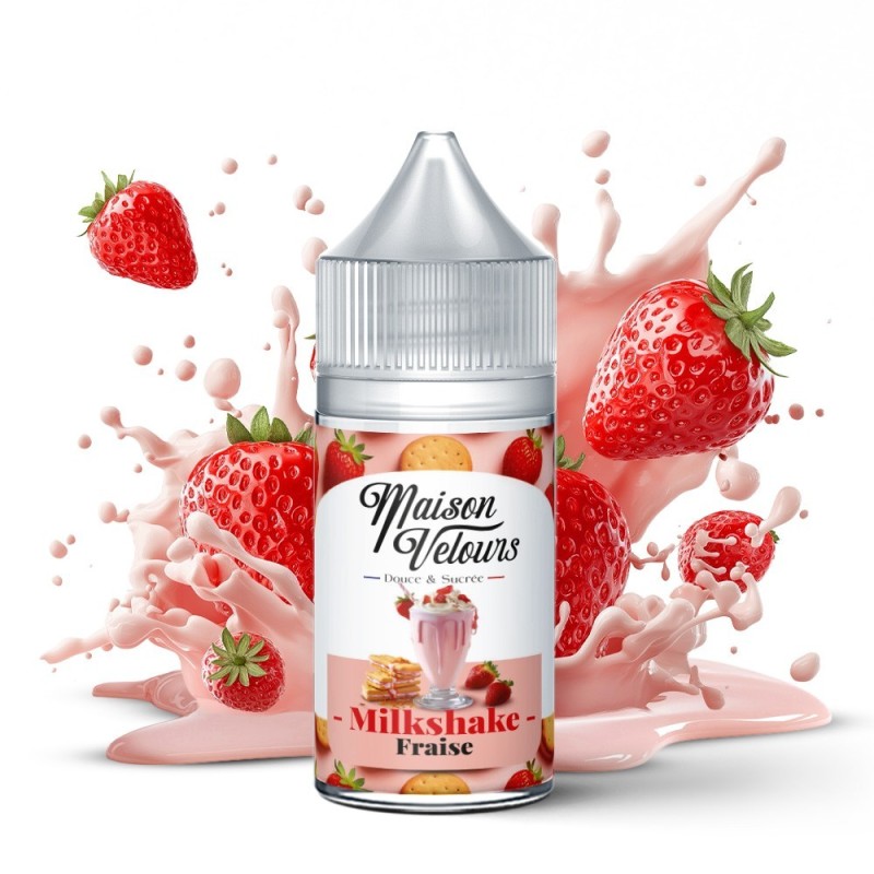 Concentrate Maison Velours 30ml Milkshake Fraise | DoctorVape