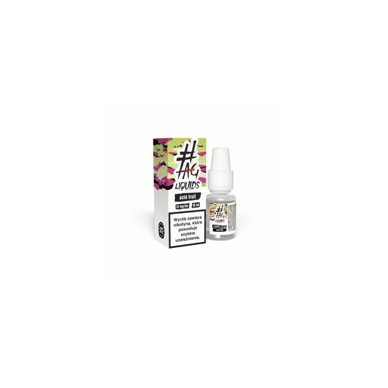 Liquid Hashtag TAG 10ml - Acid Fruits 12mg | Doctorvape