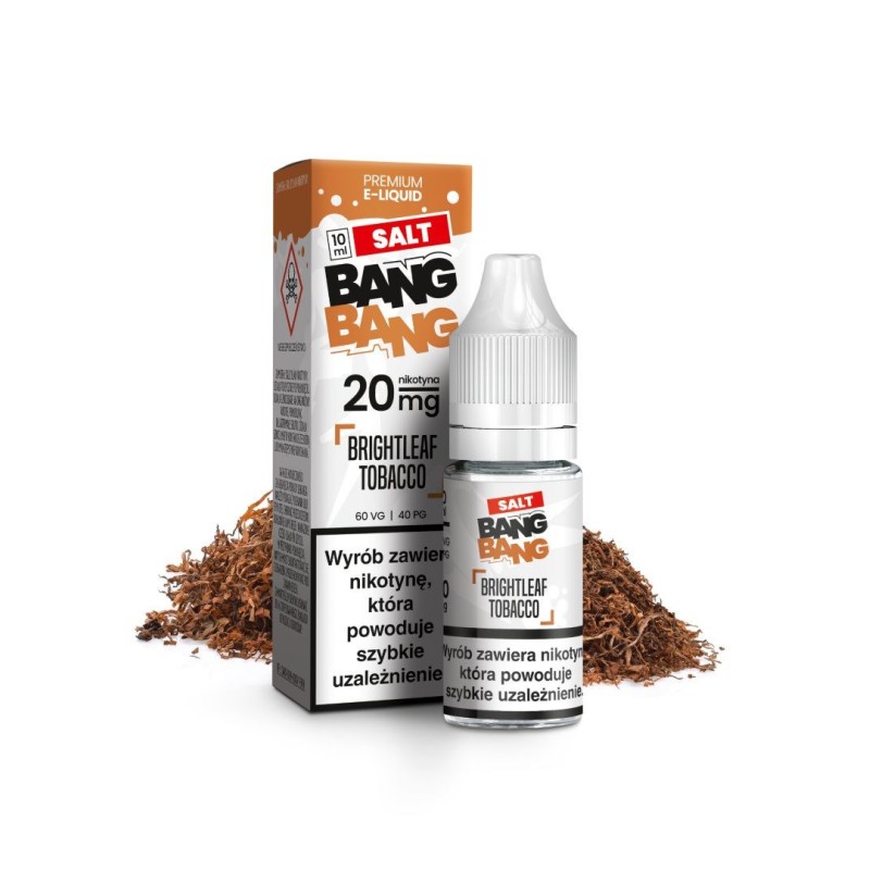 Liquid Bang Bang Salt 20mg 10ml - Brightleaf Tobacco | Doctorvape