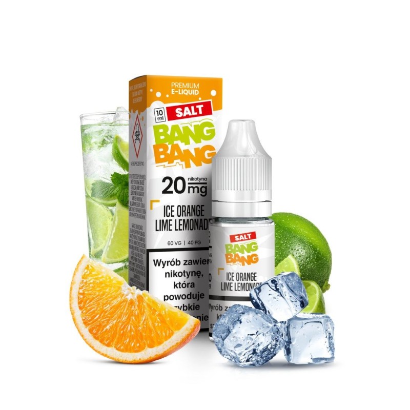 Liquid Bang Bang Salt 20mg 10ml - Ice Orange Citron Citronné | Doctorvape
