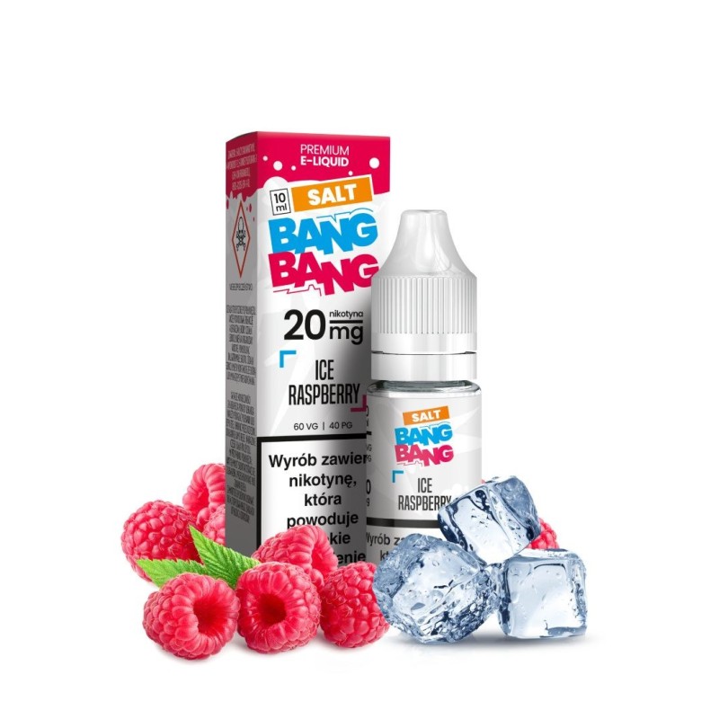 Liquid Bang Bang Salt 20mg 10ml - Ice Raspberry | Doctorvape