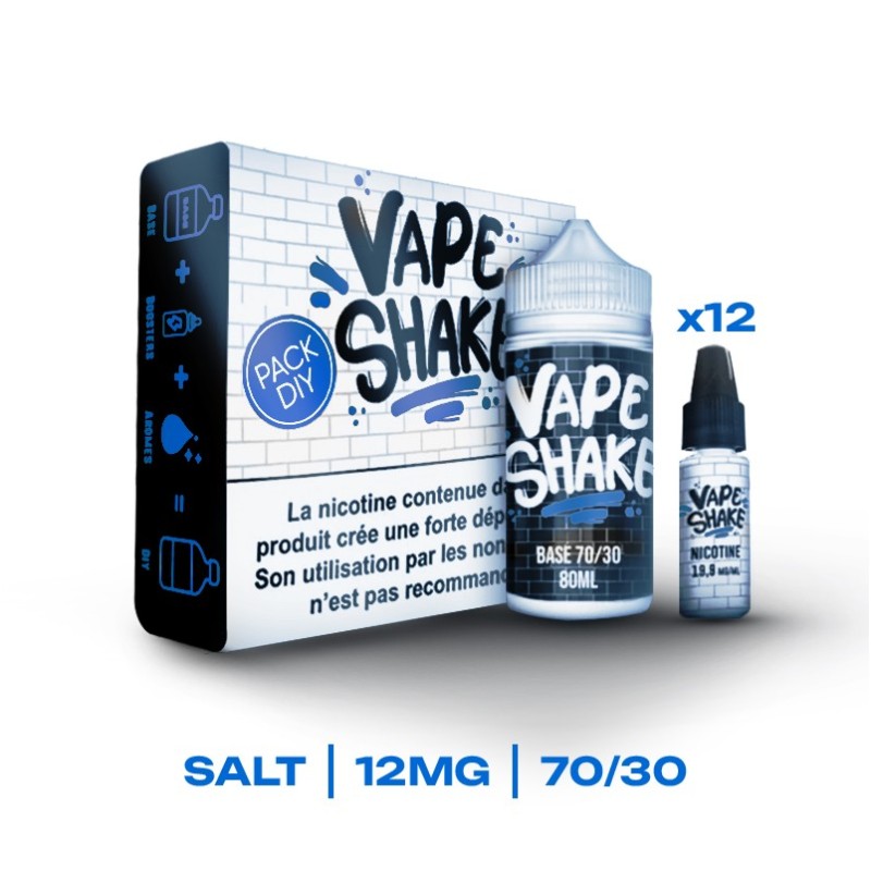 Pack Diy 12MG Sel 70/30 200ML Vape Shake | DoctorVape