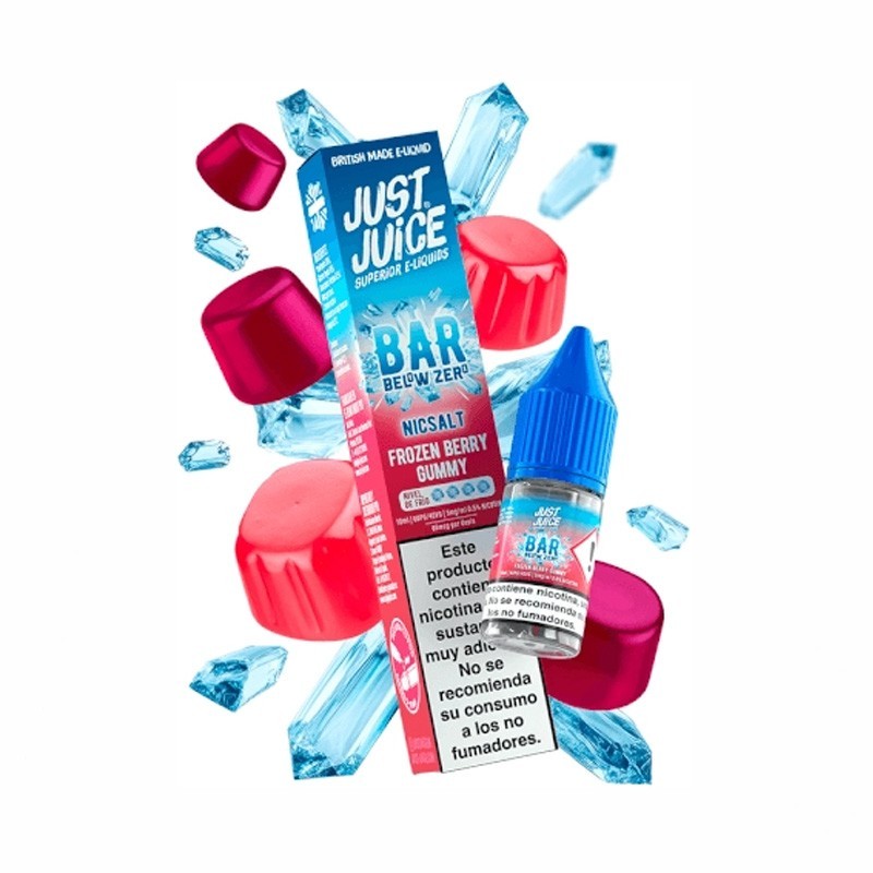 E-Liquide Just Juice Bar Below Zero Salt 10ml 20mg Frozen Berry Gummy | DoctorVape