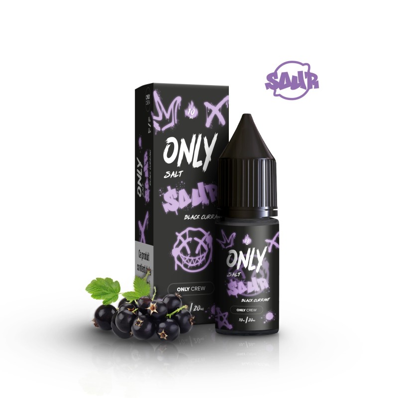 Only Sour Salt 10ml 20mg Black Currant Flavor | DoctorVape