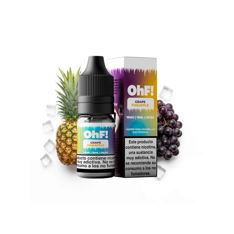 Liquid OhF! Salts Ice 10ml 20mg Grape Pineapple  | DoctorVape