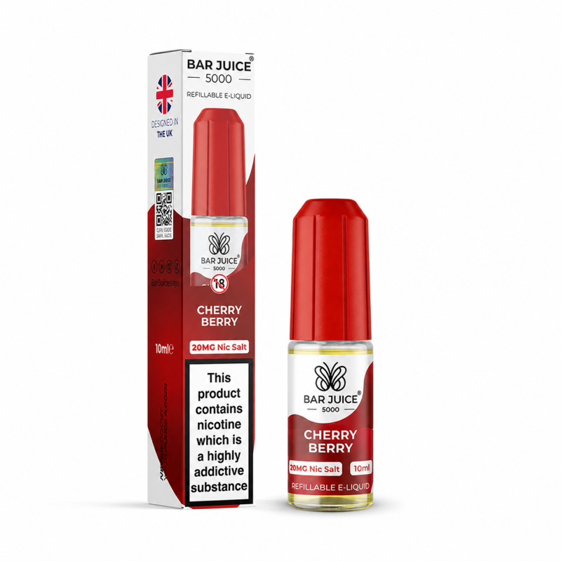 Bar Juice 5000 E-Liquid 10ml - Cherry Berry 20mg | DoctorVape
