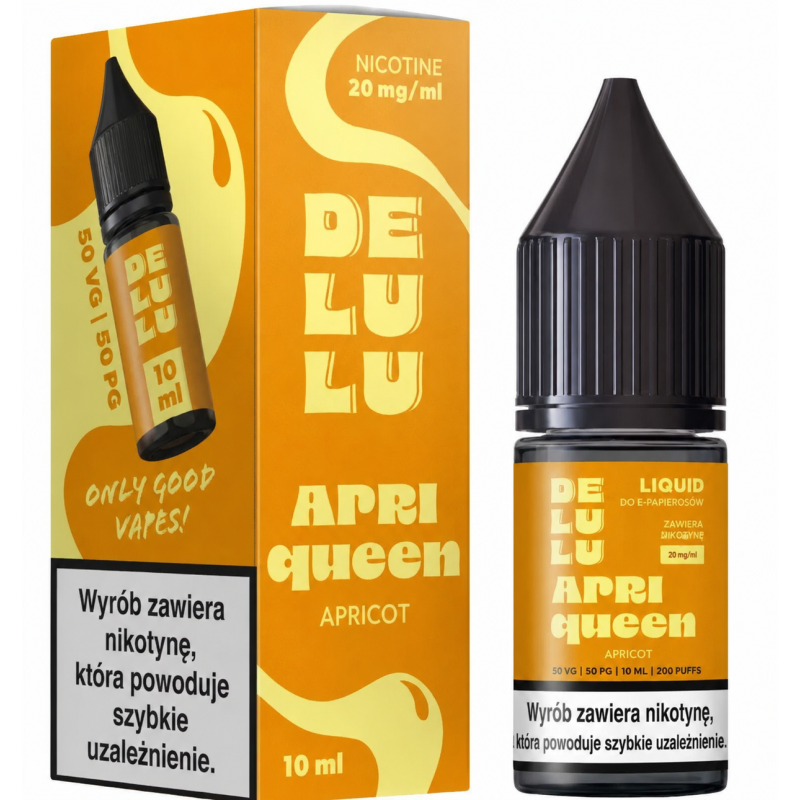 Liquid Delulu Salt 10ml 20mg Apriqueen | DoctorVape