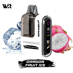 Puff RandM Tornado X White Rabbit 25K 650mAh z 2 Liquidami 10ml 20mg - Dragon Fruit Ice| DoctorVape