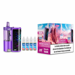 Puff JNR Meteorite 100K 1200mAh z 4 Liquidami 10ml 20mg - Cherry Ice | DoctorVape