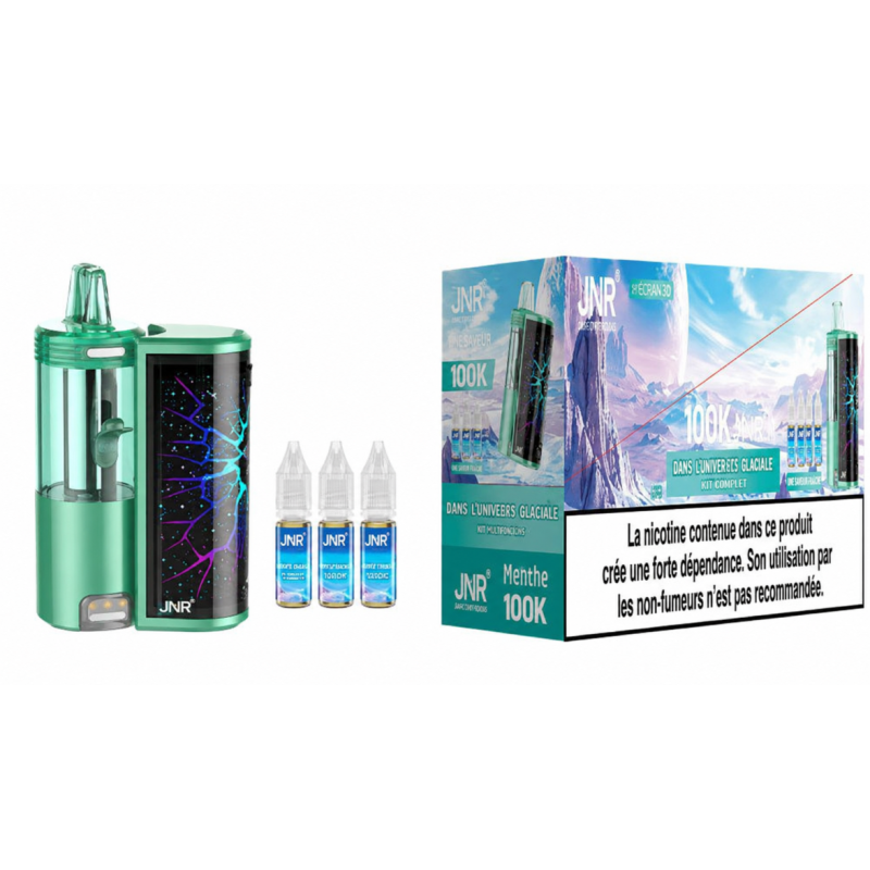 Puff JNR Meteorite 100K 1200mAh avec 4 E-liquides 10ml 20mg - Wild Berries Ice | DoctorVape